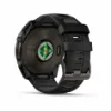 Изображение FENIX 8 51mm Solar Sapphire Carbon Gray DLC Titanium with Black/Pebble Gray Silicone
